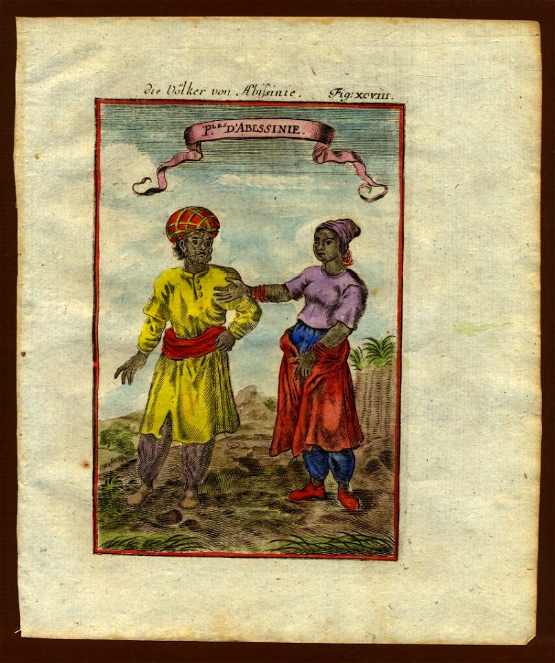 View of Abyssinians, 1719