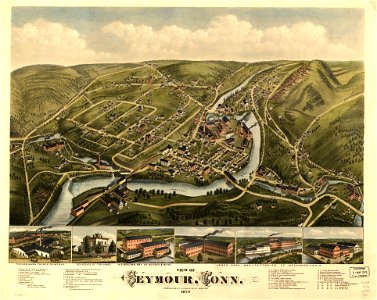 View of Seymour, Conn. 1879. LOC 74693230