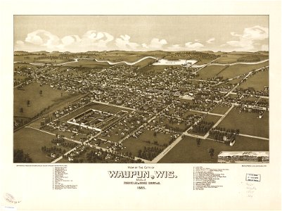 View of the city of Waupun, Wis., situated in Fond du Lac & Dodge Counties. LOC 77694098