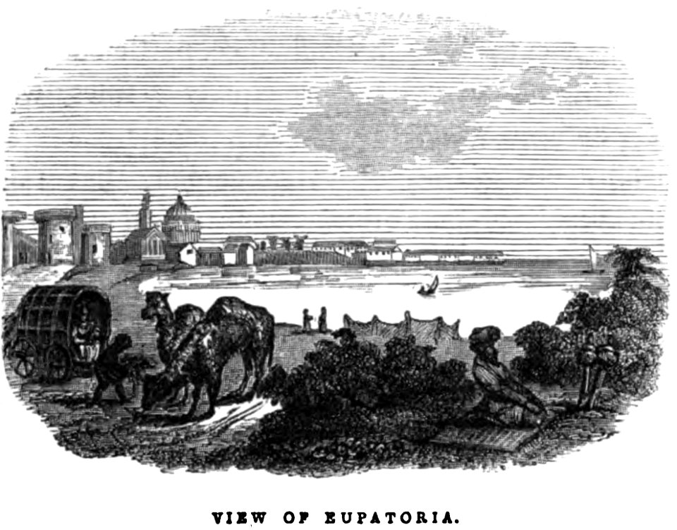 View of Eupatoria. Edmund Spencer. Travels in Circassia, Krim-Tartary &c. 1838. Letter XIV. P.154