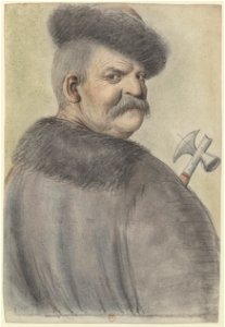 Vieux Polonais de trois-quarts à droite (Nicolas Lagneau)