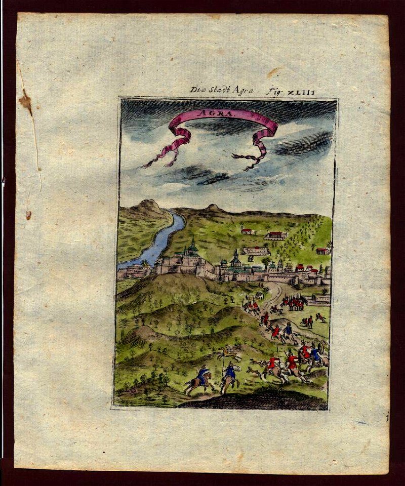 View of Agra, 1719