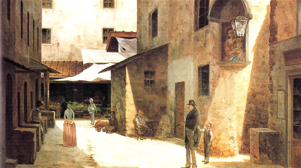 View Of Ancient Florence By Fabio Borbottoni 1820 1902 8 Free Stock Illustrations Creazilla 9003