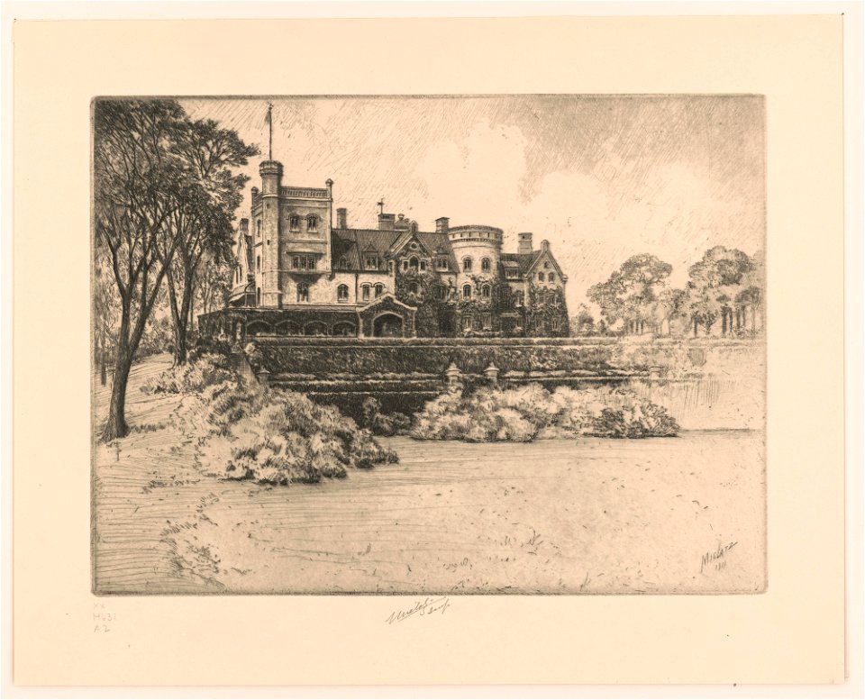 View of Rockwood, Tarrytown on the Hudson, residence of William Rockefeller, no. 3) - Mielatz LCCN2003672160