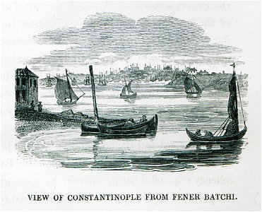 View of Constantinople from Fener Batchi - Frankland Charles Colville - 1829