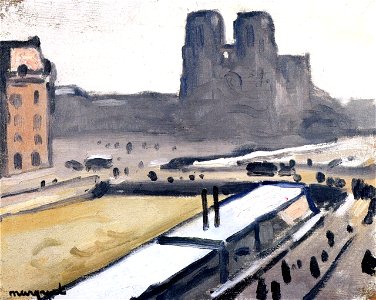 View of Notre-Dame Albert Marquet (1910)