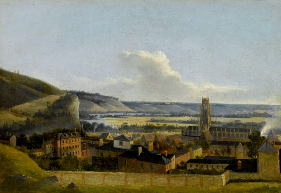 View of Rouen end of 18th century