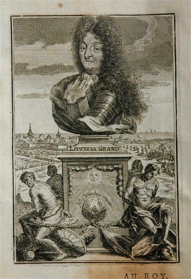 View of Louis le Grand, 1702, from his work on geometry