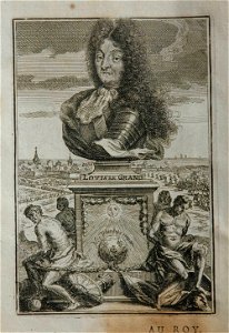 View of Louis le Grand, 1702, from his work on geometry