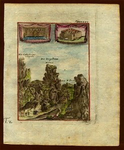 View of Mount Sinai, 1719. Free illustration for personal and commercial use.