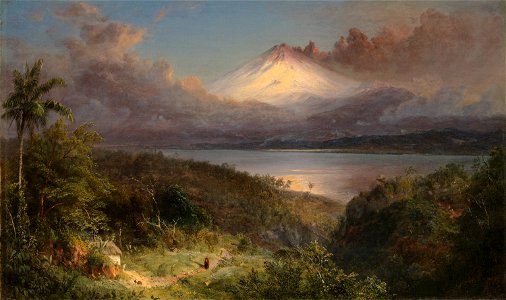 View of Cotopaxi by Frederic Edwin Church 1867