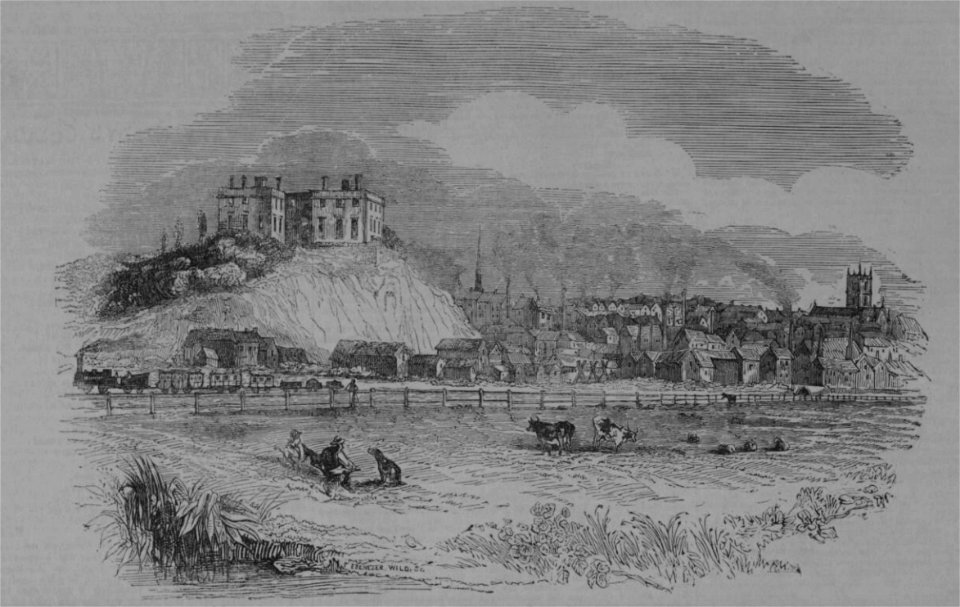 View of Nottingham 1842