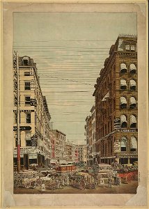 View of Broadway and Maiden Lane, New York City LCCN2003677880