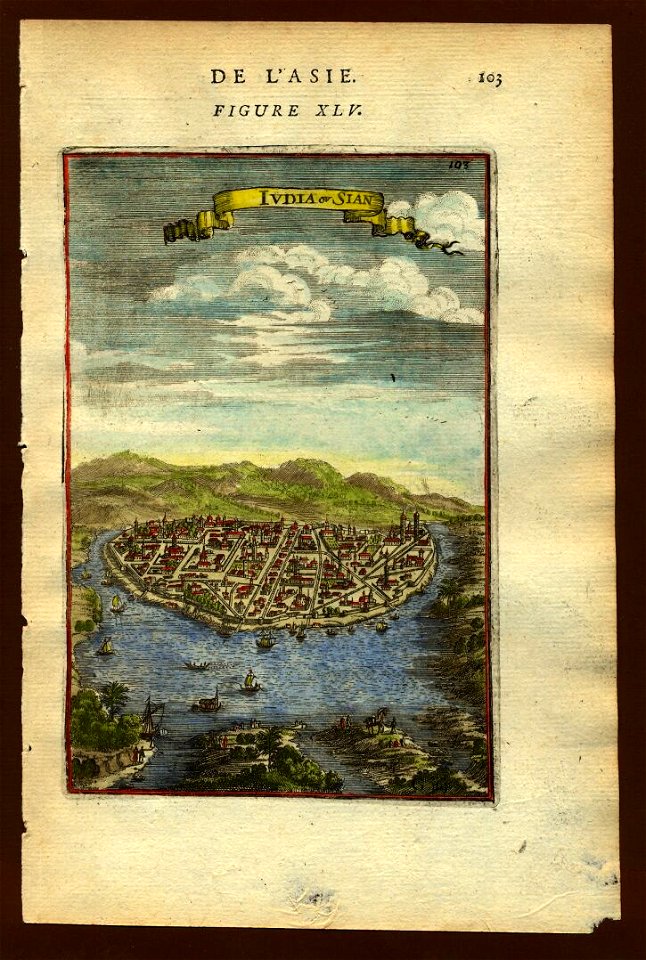 View of Iudia or Sian, 1683