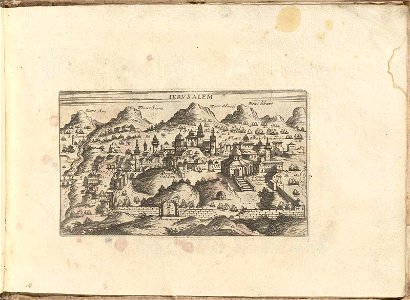 View of Jerusalem c. 1600