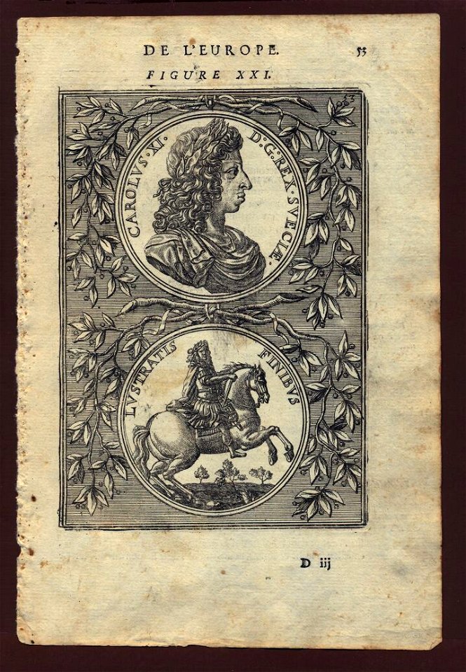 View of King Charles XI of Sweden, 1683