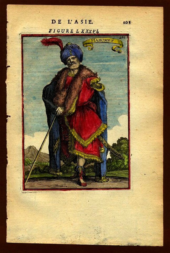 View of the Prophet Muhammad, 1683