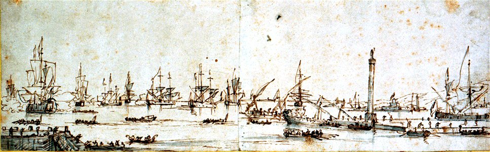 View of a Mediterranean harbour RMG PW6662