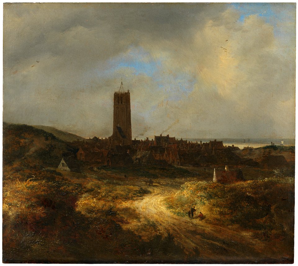 View of Egmond aan Zee (Jacob Isaackszoon van Ruisdael) - Nationalmuseum - 17621