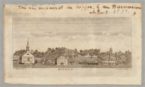 View of Holden, Massachusetts, ca. 1838. Drawn by Edward Bailey, engraved by Kapeau (2)