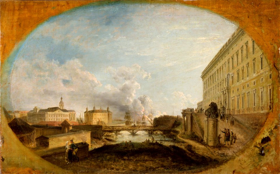 View of Stockholm (Elias Martin) - Nationalmuseum - 18473