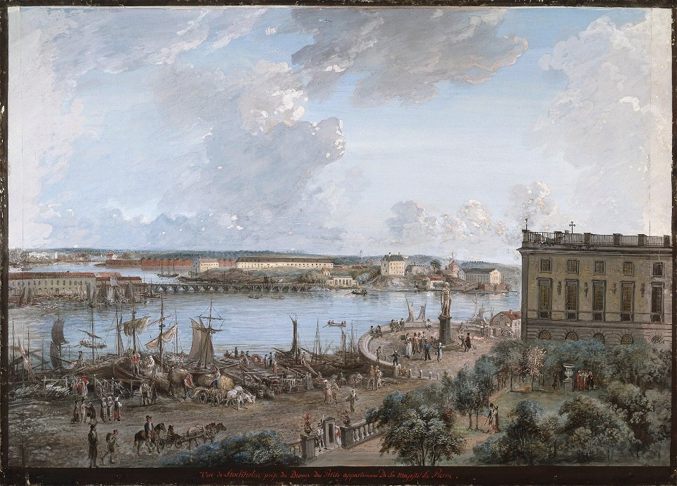 View of Stockholm (Elias Martin) - Nationalmuseum - 24423