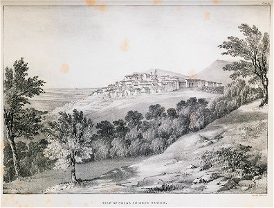 View of Sezze ancient Setium - Dodwell Edward - 1834