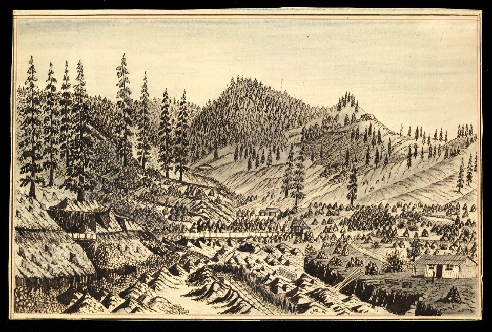 View of the mine at Long Gulch LCCN2004661647
