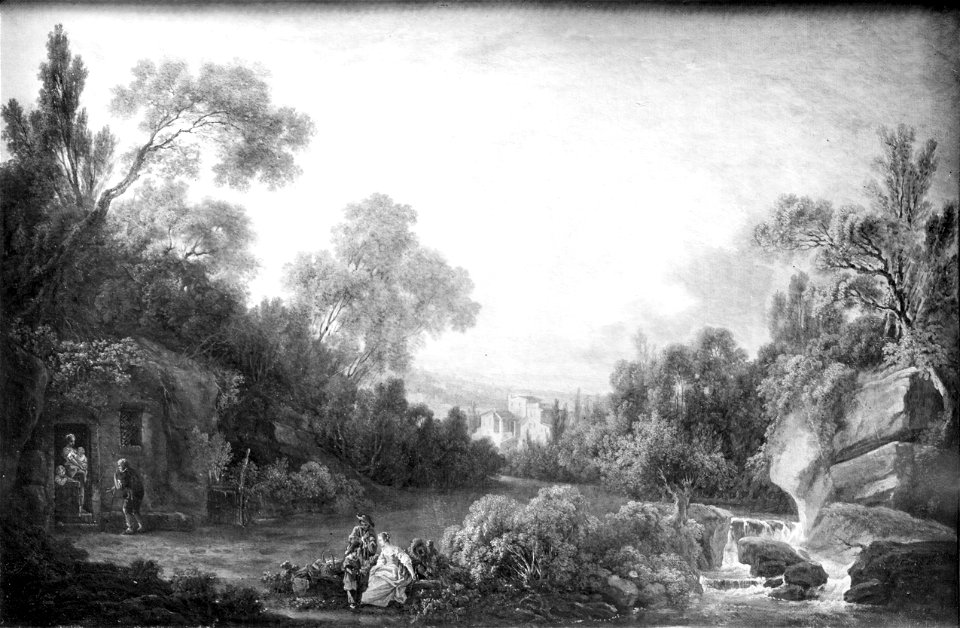 View of Frascati (Jacques-Nicolas Julliar) - Nationalmuseum - 17838