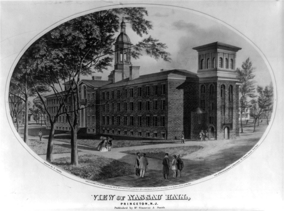 View of Nassau Hall, Princeton, N.J LCCN2003679797
