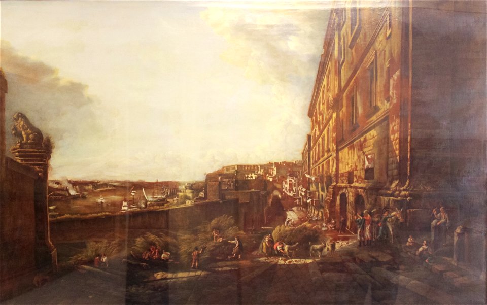 View of Grand Harbour and Porta del Monte area