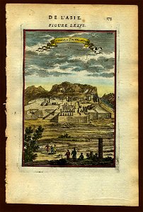 View of Persepolis, 1683. Free illustration for personal and commercial use.