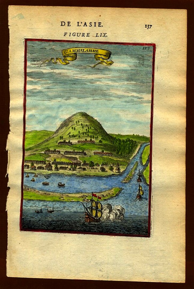 View of Gammalamme, 1683