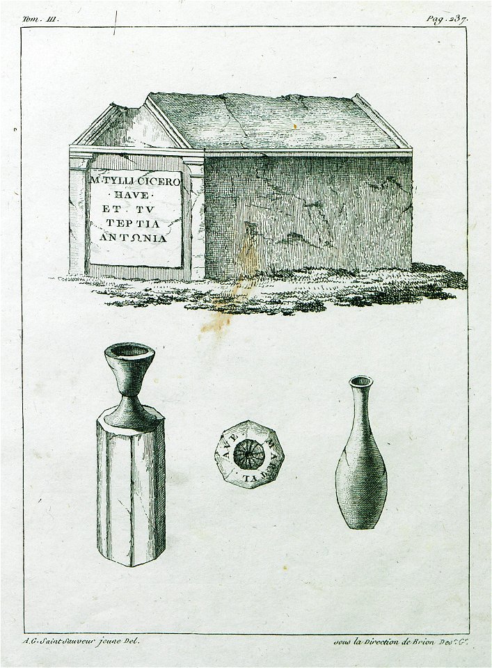 View of the front of the roman tomb of Zakynthos - Grasset De Saint-sauveur André - 1800