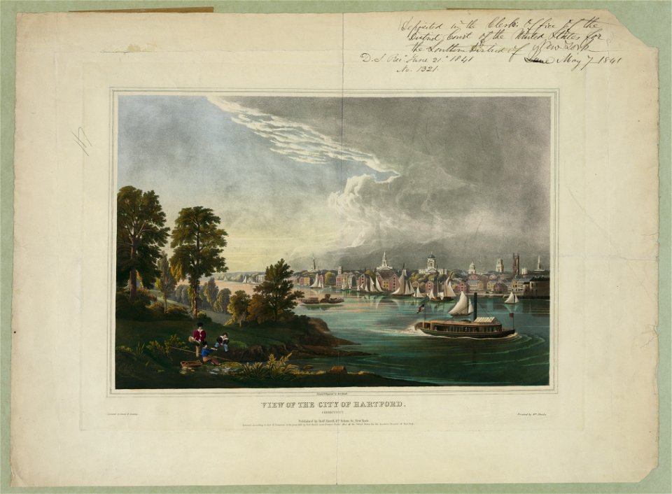 View of the city of Hartford Connecticut LCCN2004667262