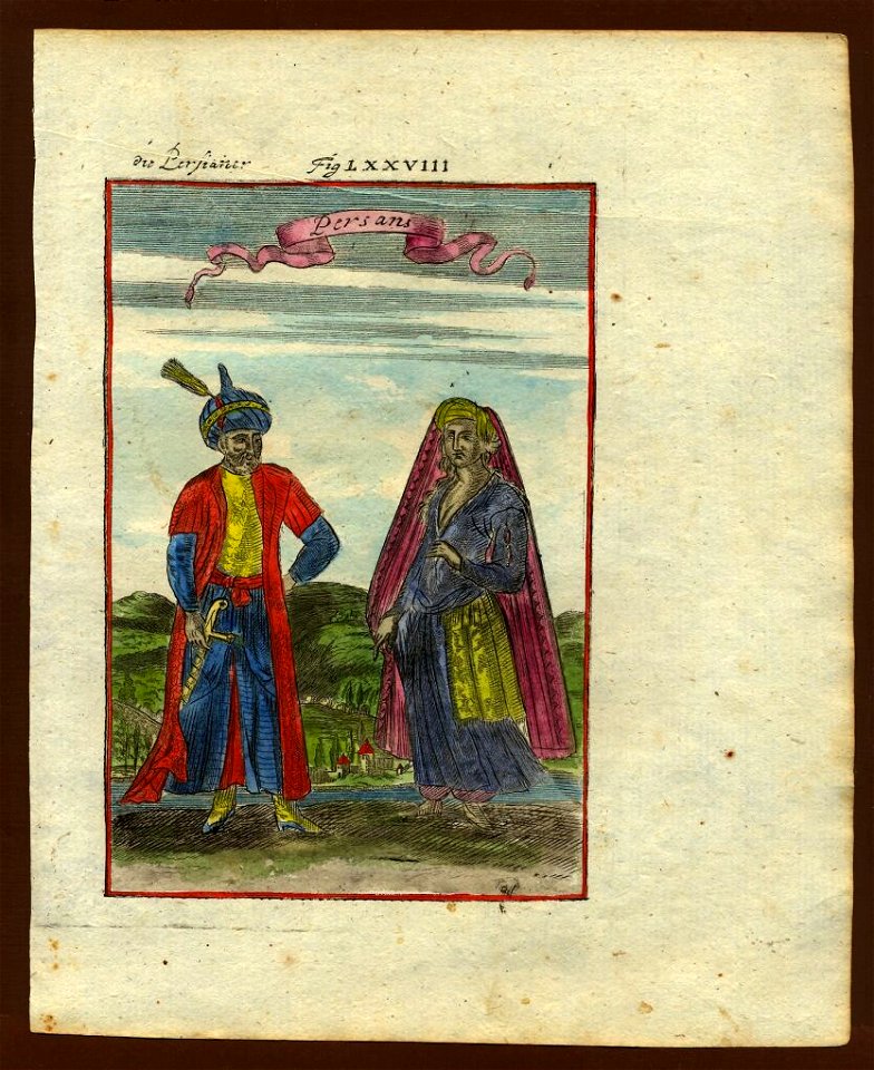 View of Persians, 1719