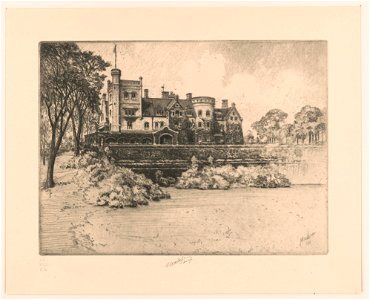 View of Rockwood, Tarrytown on the Hudson, residence of William Rockefeller, no. 3) - Mielatz LCCN2003672160