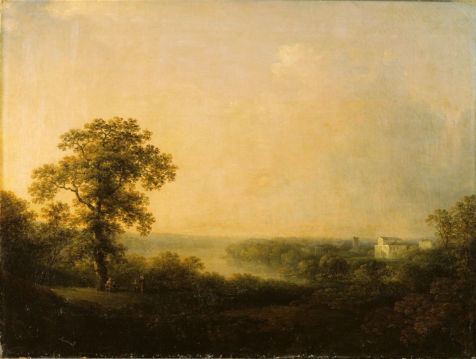 View of Haga (Carl Johan Fahlcrantz) - Nationalmuseum - 23491