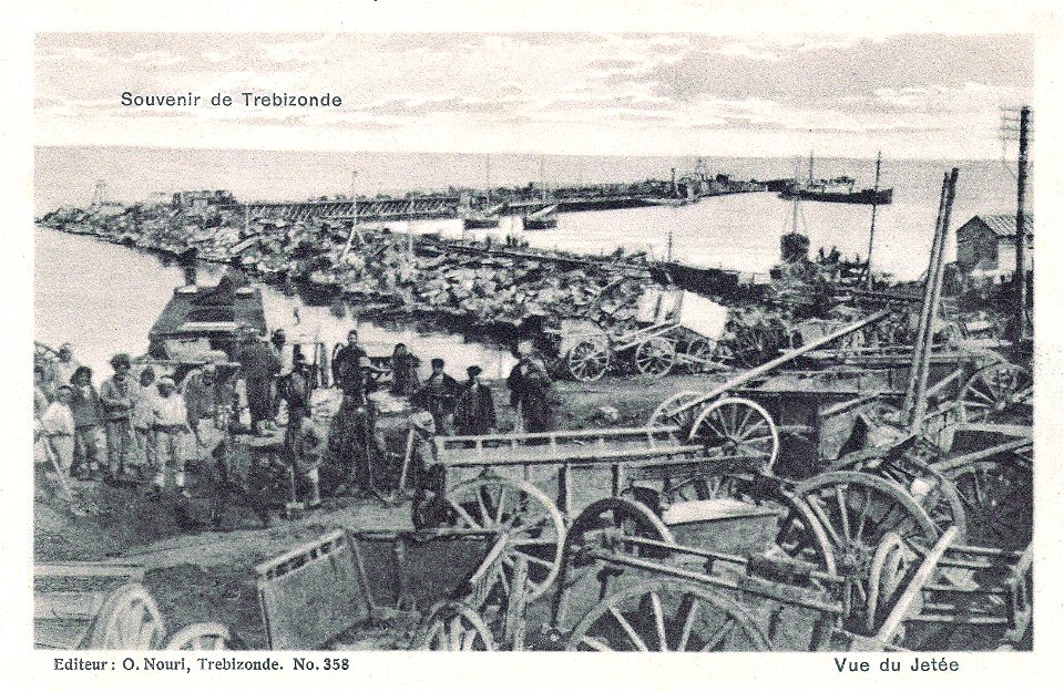 View of the pier at Trebizond