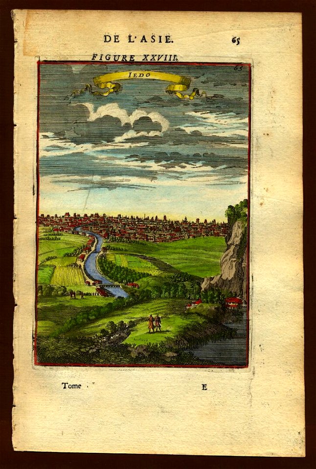 View of Jedo (Tokyo), 1683