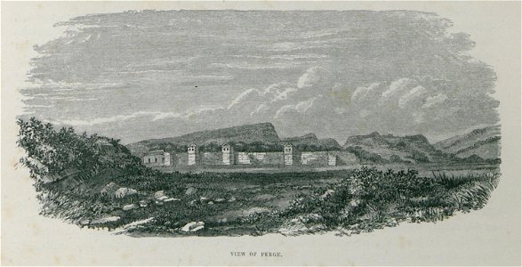 View of the city of Perga - Texier Charles - 1864