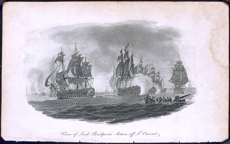 View of Lord Bridport's Action off L'Orient, 1795 RMG PX7059