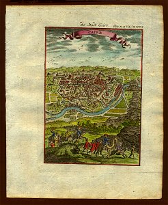 View of Cairo, 1719. Free illustration for personal and commercial use.