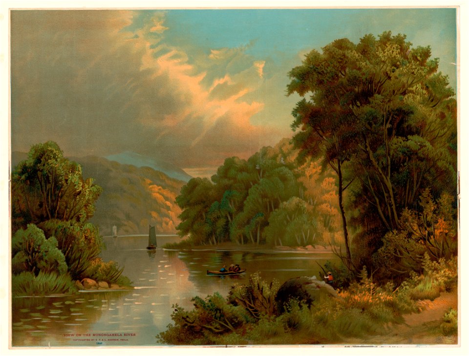 View on the Monongahela river LCCN2003679714