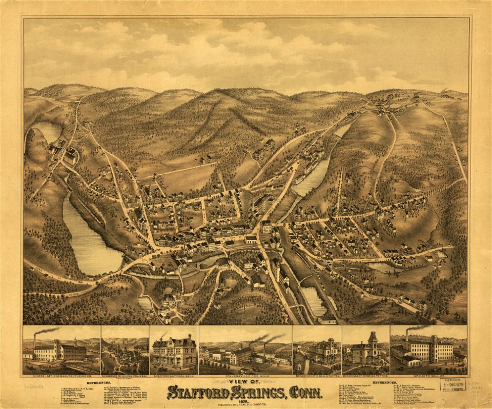 View of Stafford Springs, Conn. 1878. LOC 74693143