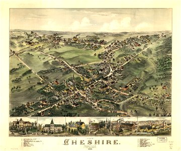 View of Cheshire, Connecticut 1882. LOC 74693236