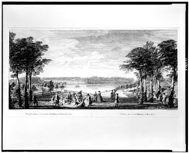 View of such parts as are seen from the building at the head of the lake = Veüe de ce qui se voit ... - Rigaud & Baron del. & sculp. LCCN92500577