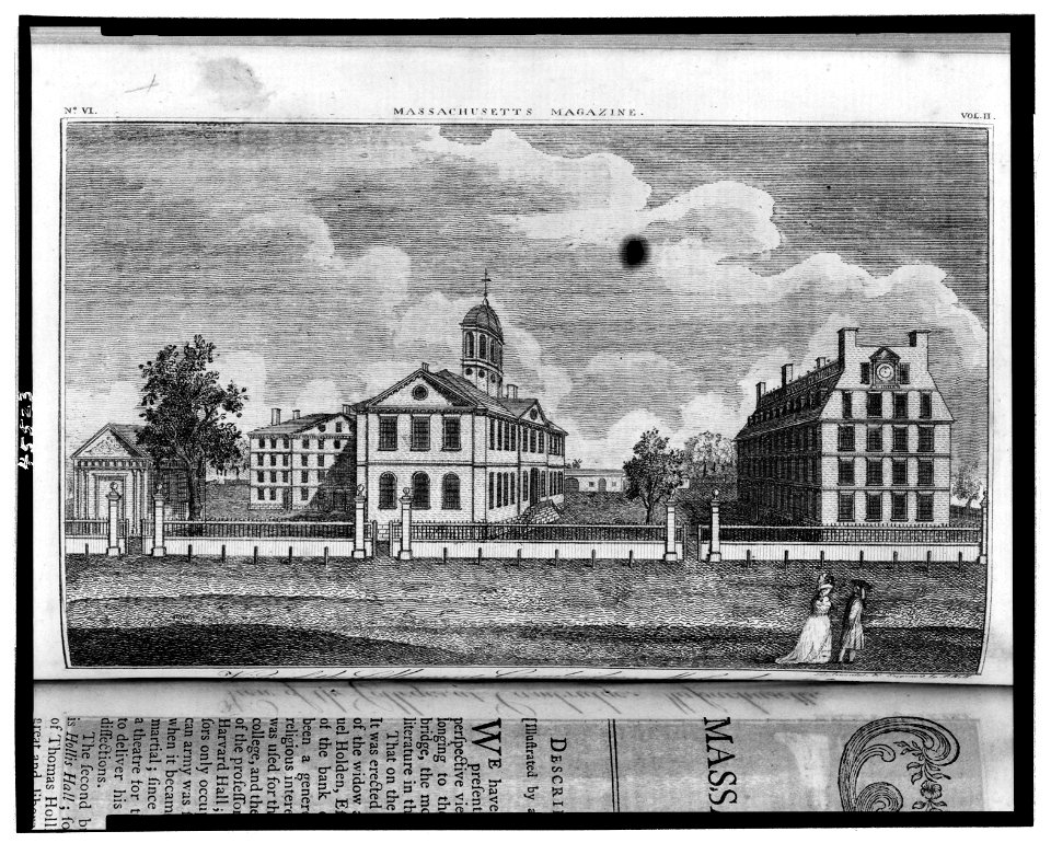 View of the colleges at Cambridge, Massachusetts - delineated & engraved by S. Hill. LCCN2004670235