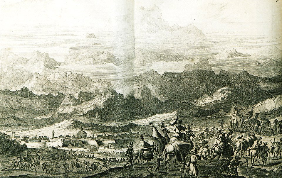 View of Mount Ararat - Struys Jan Janszoon - 1681