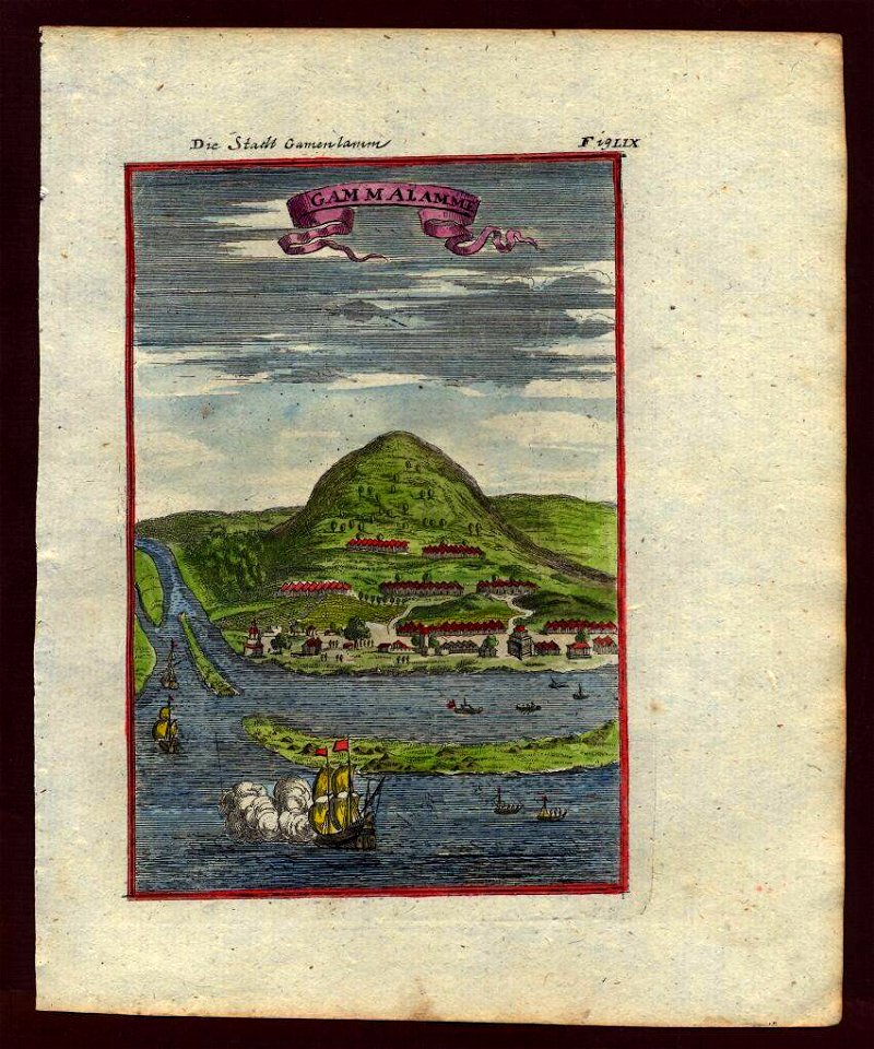 View of Gammalamme, 1719